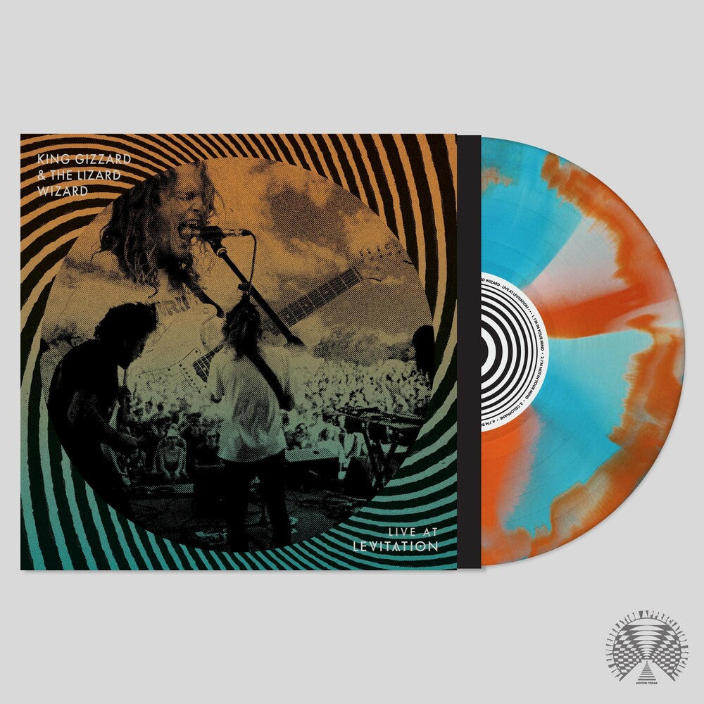 the album cover for King Gizzard & The Lizard Wizard - Live At Levitation '14 & '16