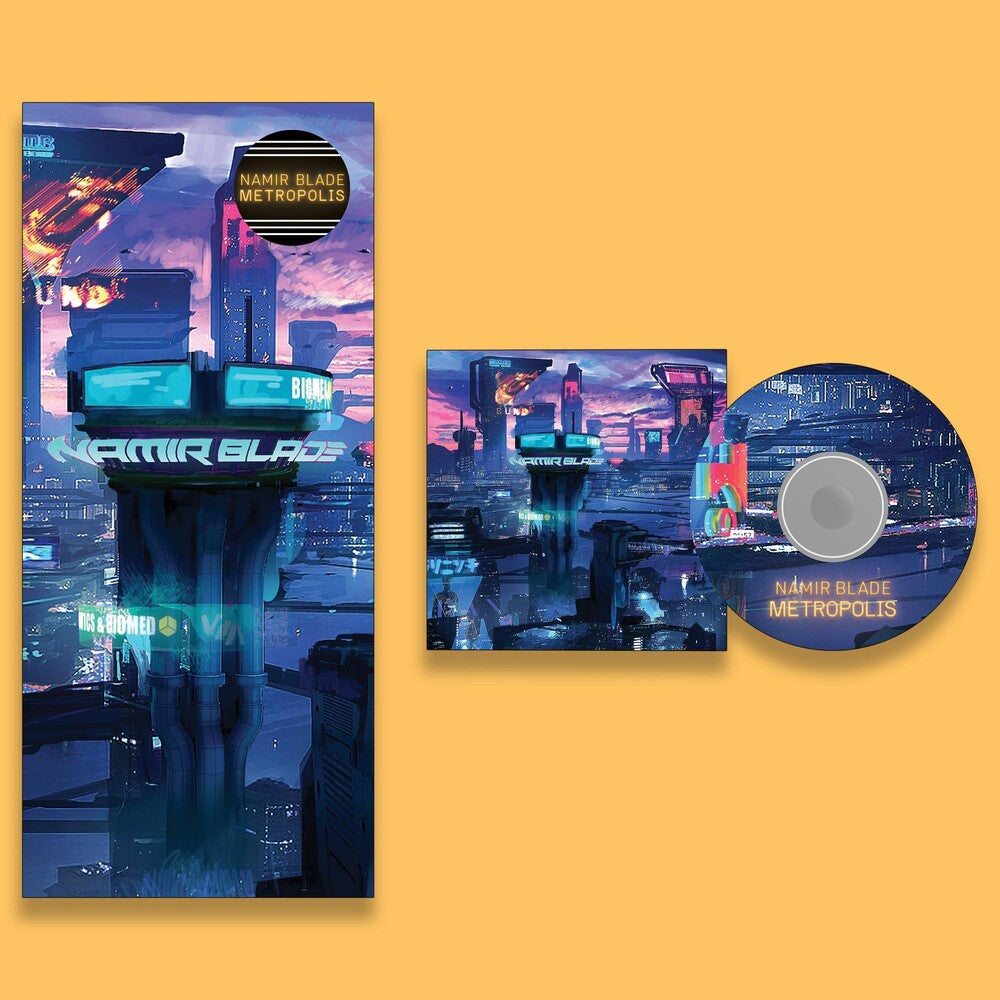 the album cover for Namir Blade - Metropolis [Longbox CD]