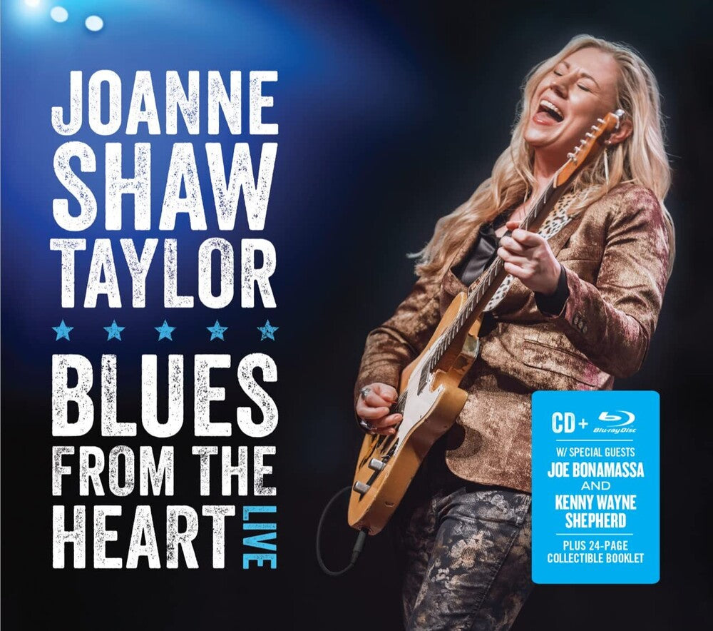 the album cover for Joanne Taylor  Shaw - Blues From The Heart Live (Wbr)