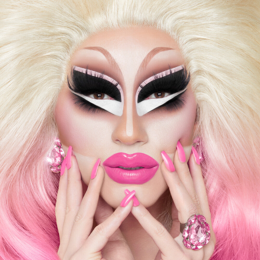 the album cover for Trixie Mattel - The Blonde & Pink Albums
