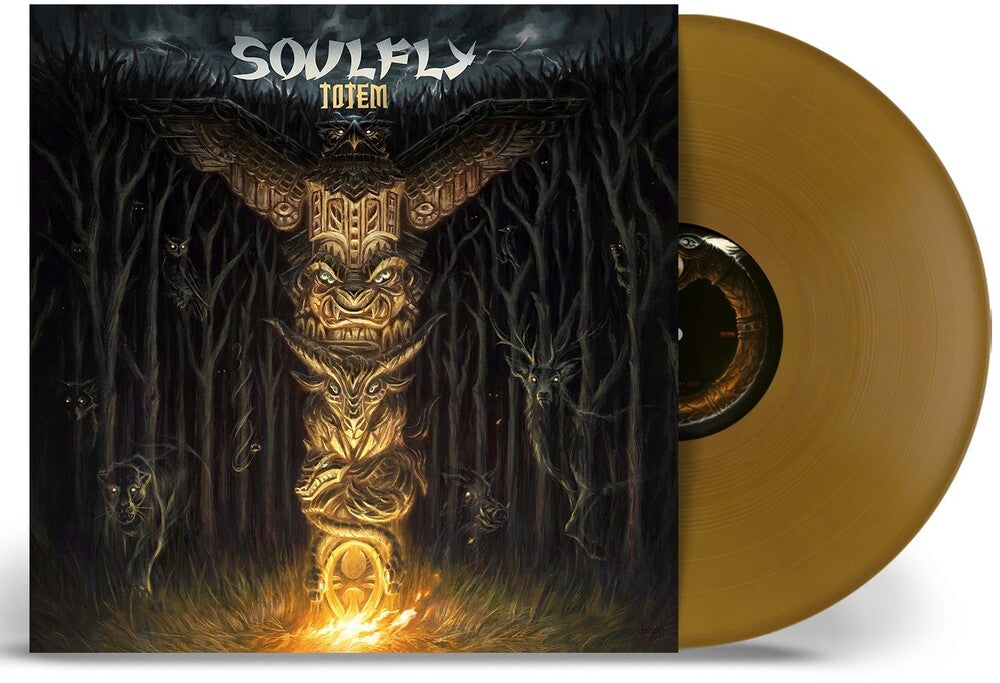 the album cover for Soulfly - Totem [Indie Exclusive Limited Edition Gold LP]