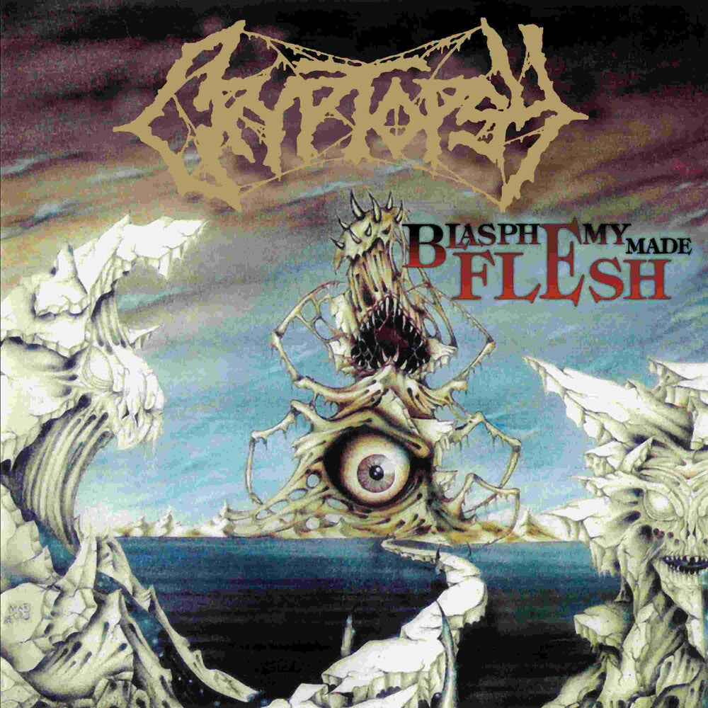 the album cover for Cryptopsy - Blasphemy Made Flesh