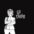 the album cover for Go Sailor - Go Sailor