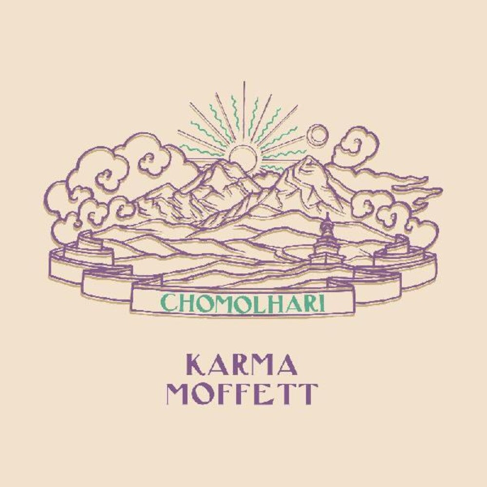 the album cover for Karma Moffett - Chomolhari