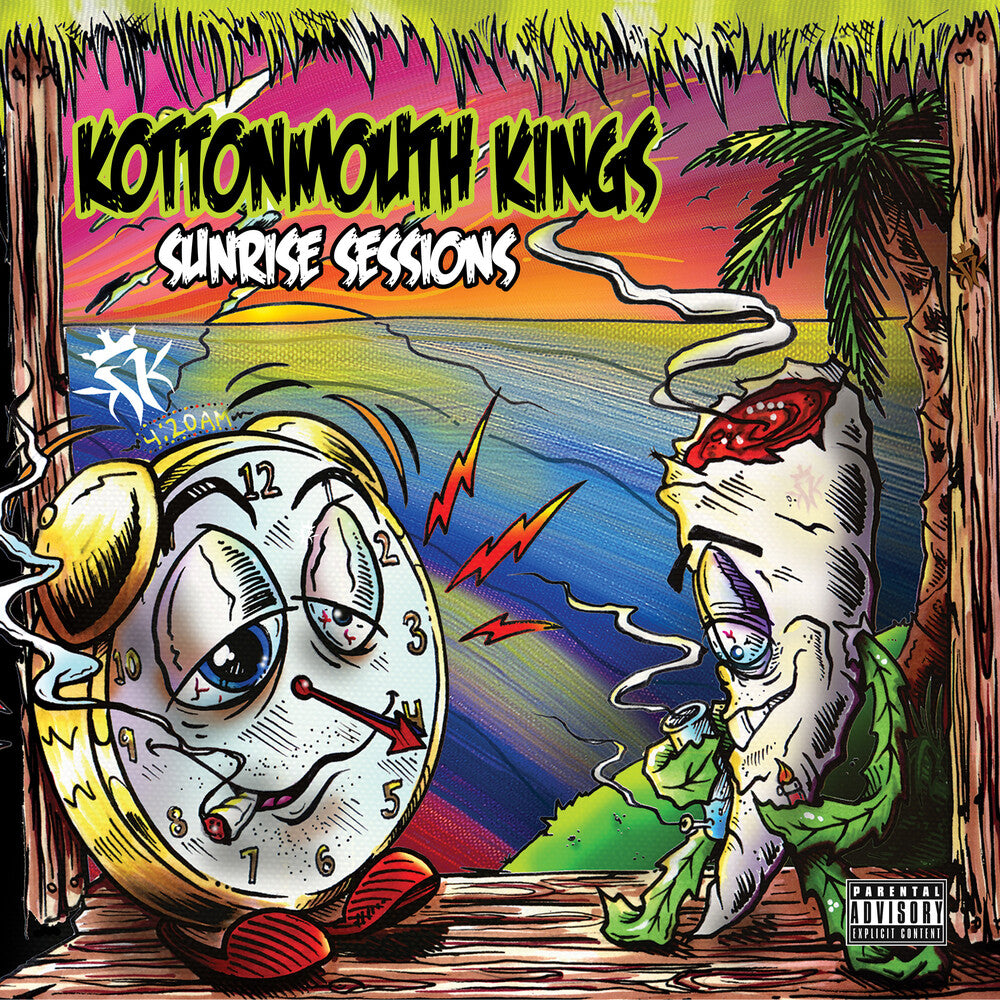 the album cover for Kottonmouth Kings - Sunrise Sessions - Yellow [Colored Vinyl] (Gate) (Ylw)