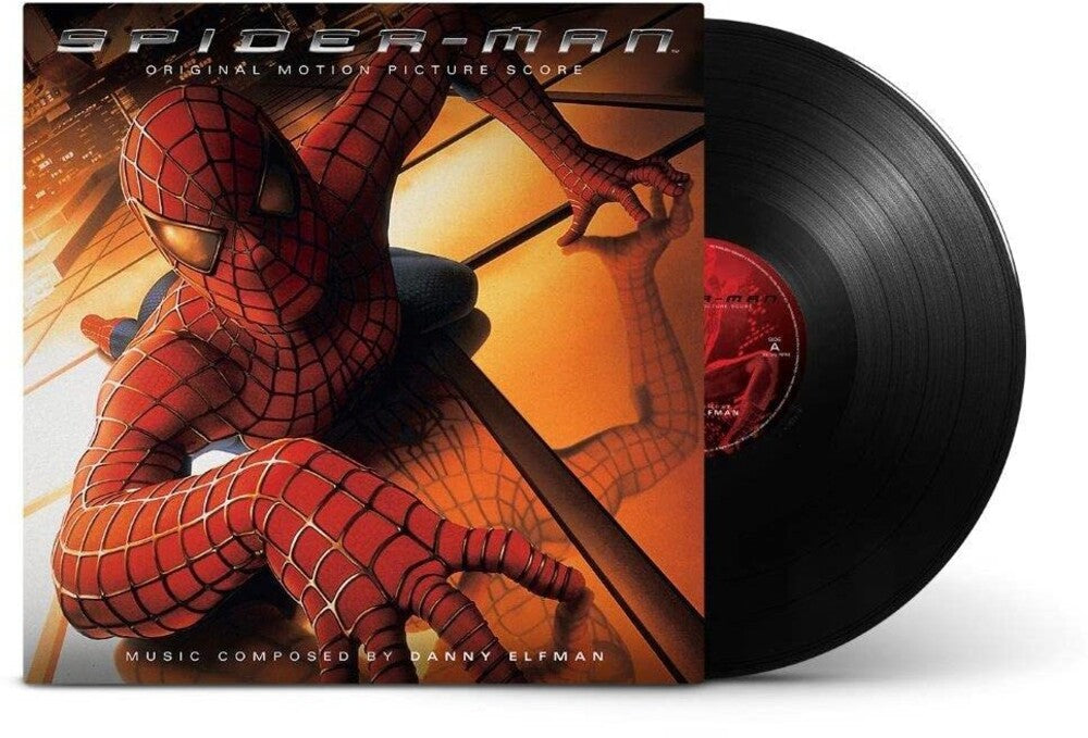 the album cover for Danny Elfman - Spider-Man - Original Motion Picture Score [LP]