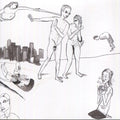 the album cover for Chip Kinman - Great Confrontation