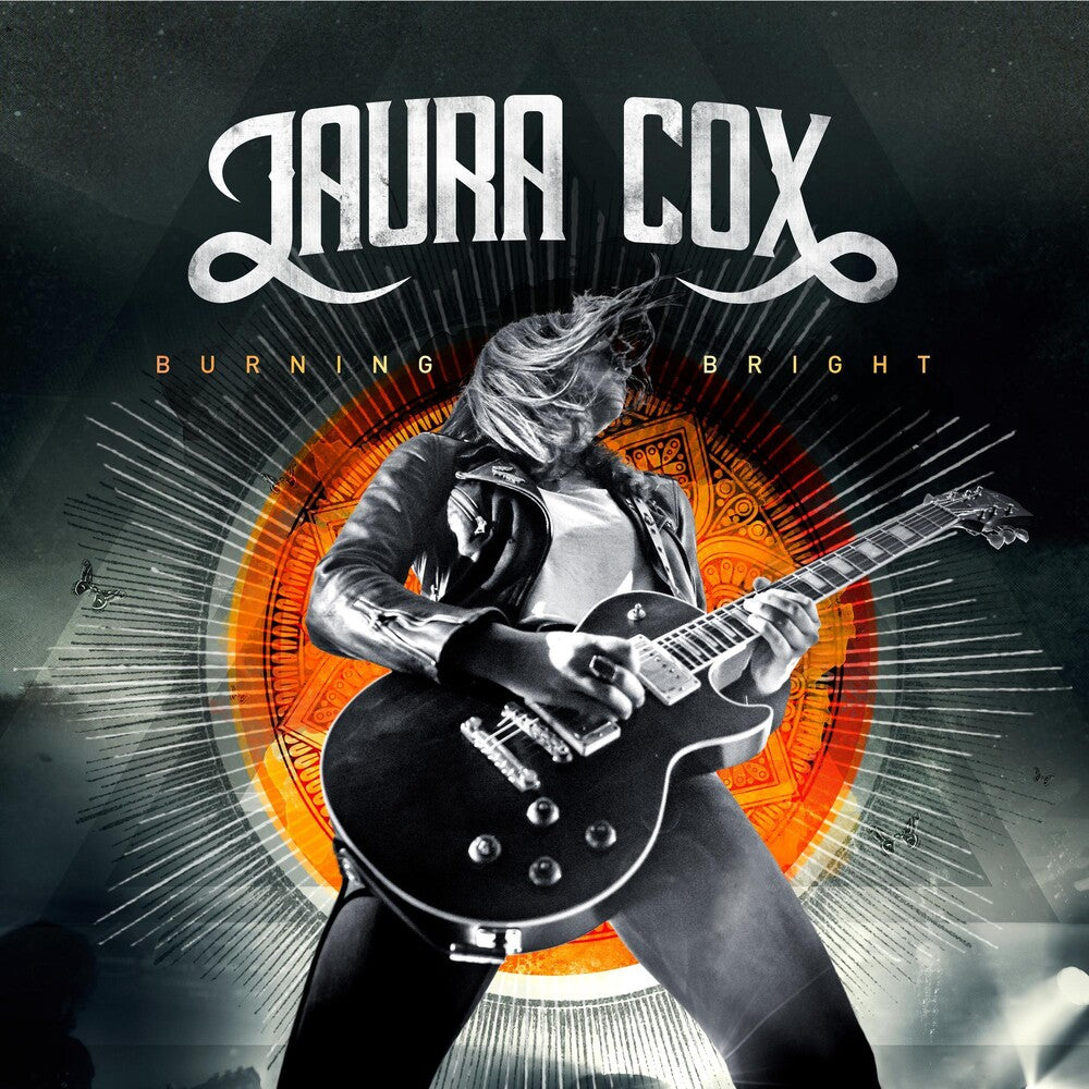 the album cover for Laura Cox - Burning Bright