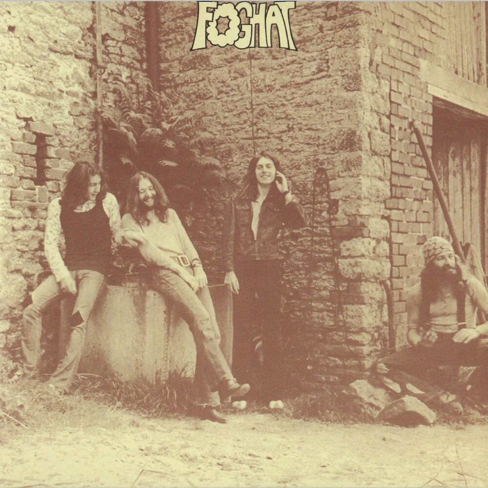 the album cover for Foghat - Foghat: 50th Anniversary [Limited Edition Translucent Blue LP]