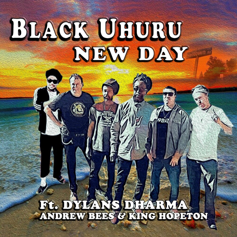 the album cover for Black Uhuru - New Day
