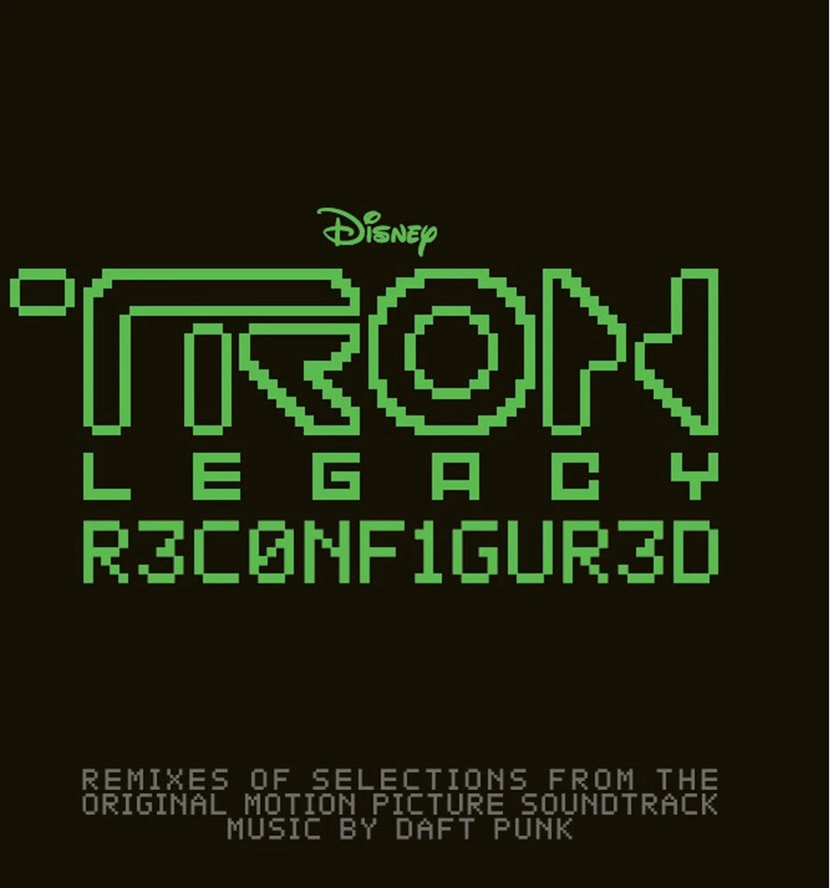 the album cover for Daft Punk - Tron: Legacy Reconfigured (Original Sountrack) - Limited Heavyweight Black Vinyl