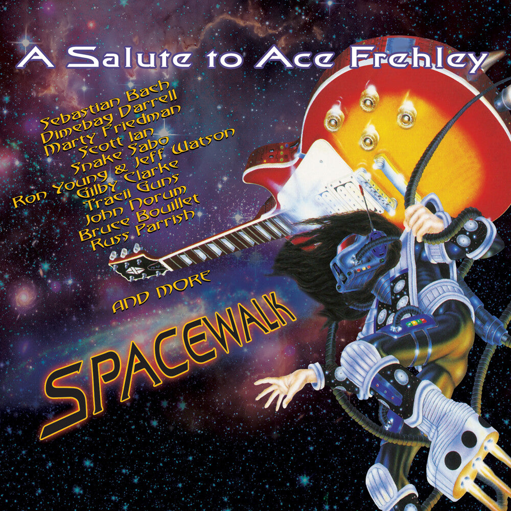 the album cover for Spacewalk - Tribute To Ace Frehley / Various (Dig) - Spacewalk - Tribute To Ace Frehley / Various [Digipak]