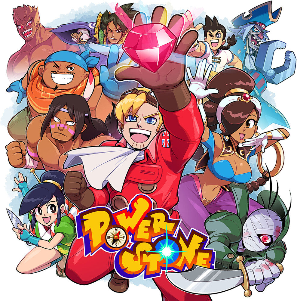 the album cover for Shibata, Tetsuya - Power Stone (original Soundtrack) - Splatter