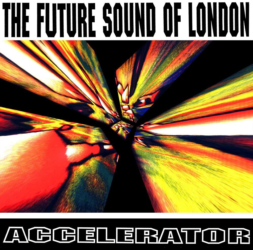 the album cover for The Future Sound of London - Accelerator