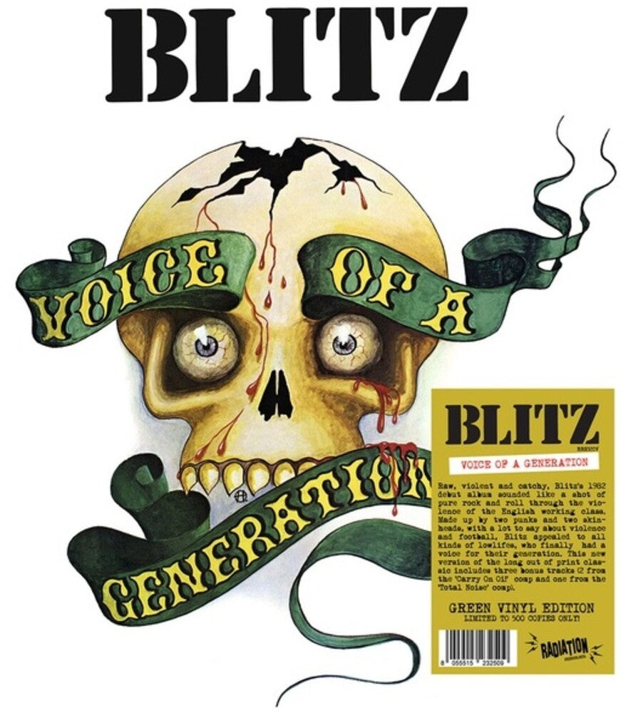 the album cover for Blitz - Voice Of A Generation