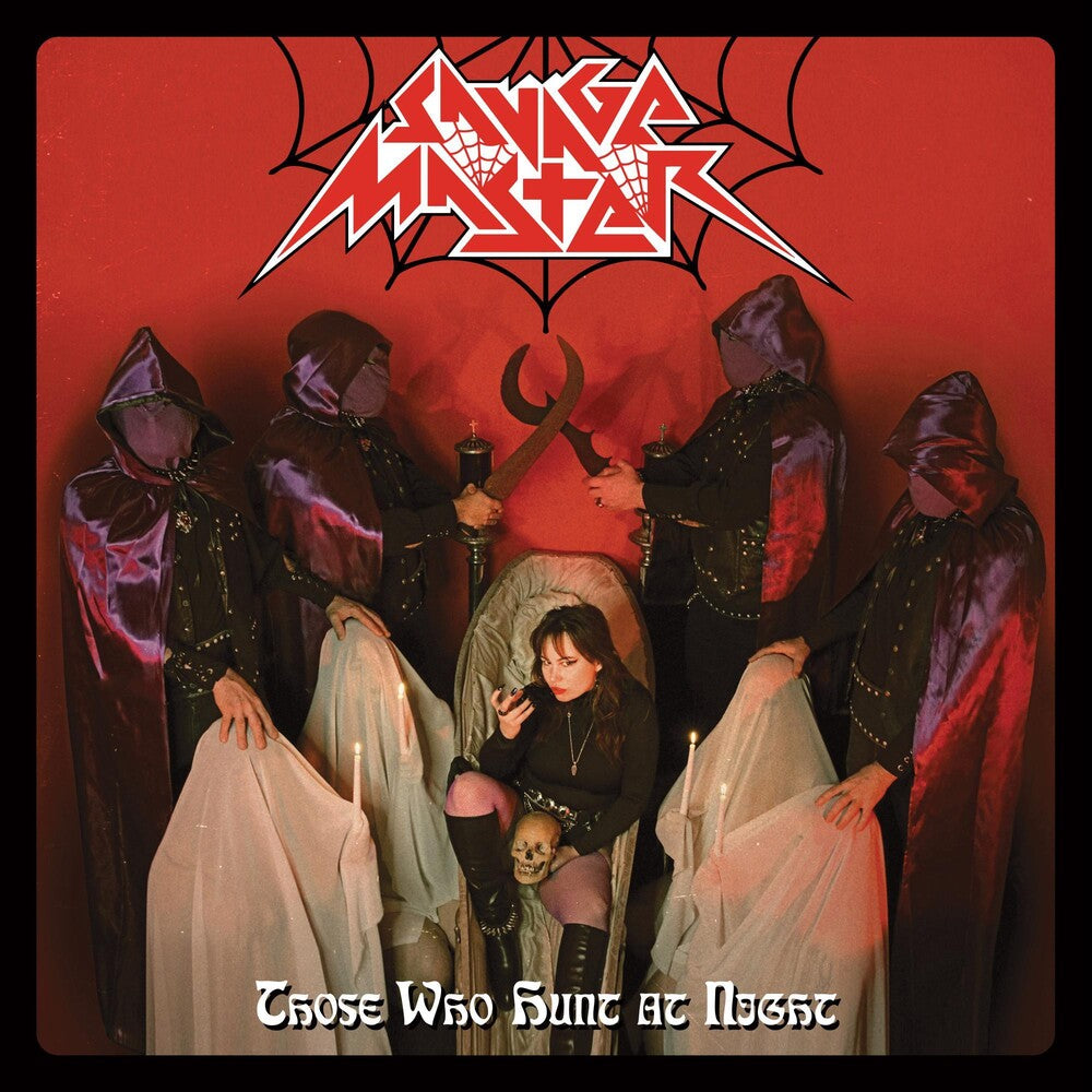the album cover for Savage Master - Those Who Hunt At Night