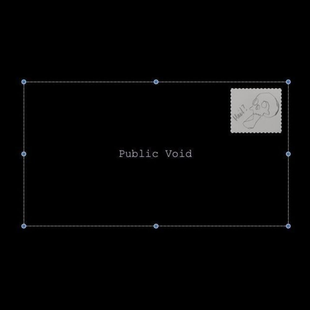 the album cover for Penelope Scott - Public Void - Green & Black (Blk) [Colored Vinyl] (Grn)
