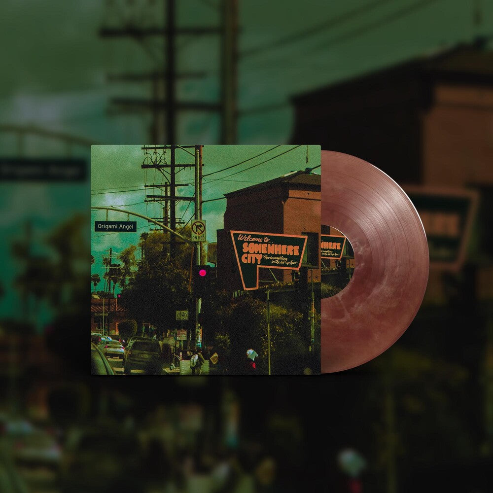 the album cover for Origami Angel - Somewhere City [Colored Vinyl]