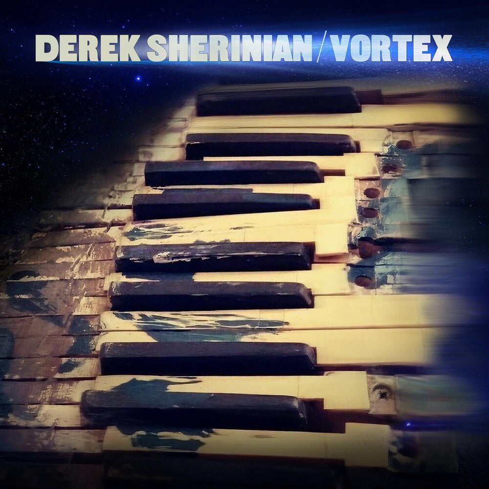 the album cover for Derek Sherinian - Vortex