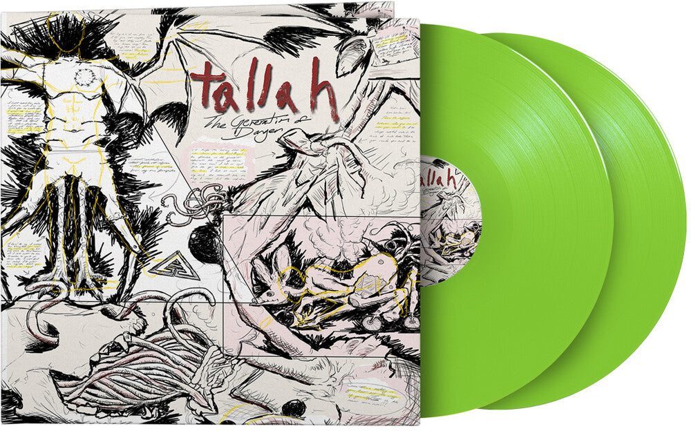 the album cover for Tallah - The Generation Of Danger [Limited Edition Green 2 LP]