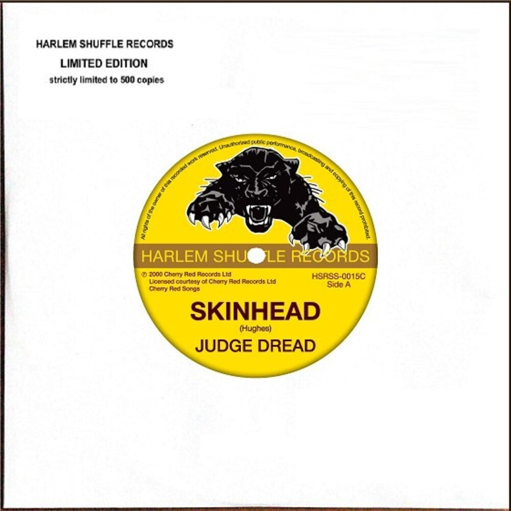 the album cover for Judge Dread - Skinhead / Belle Of Snodland Town