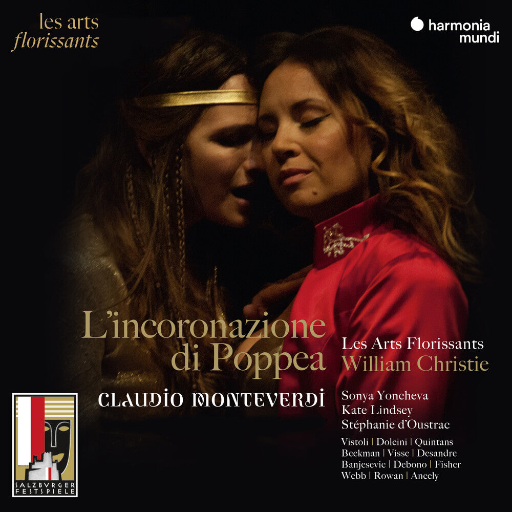 the album cover for Les Arts Florissants / William Christie - Monteverdi: L'incoronazione Di Poppea
