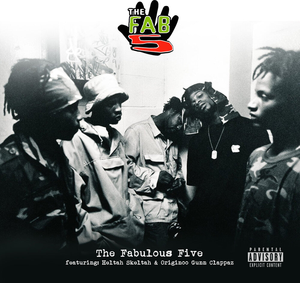 the album cover for Fab 5, Helta Skelta, Ogc - Blah Leflaur Leflah Eshkoshka