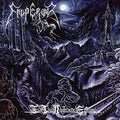 the album cover for Emperor - In The Nightside Eclipse [White/Blue Swirl LP] [Half-Speed] 