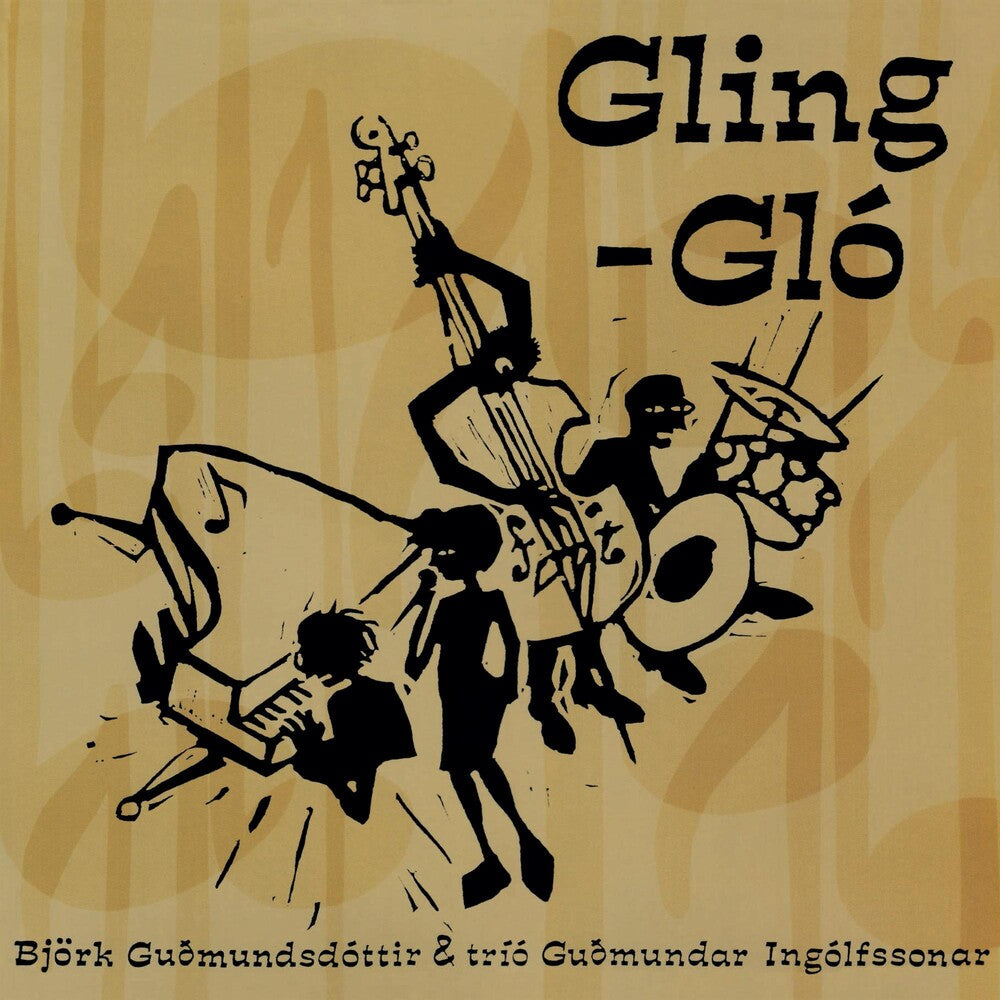 the album cover for Bjork - Gling-glo