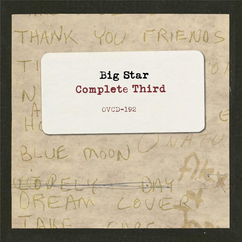 the album cover for Big Star - Complete Third