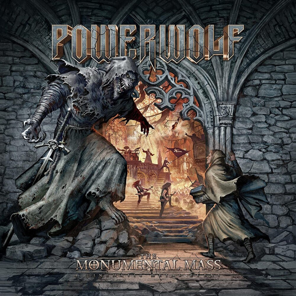 the album cover for Powerwolf - Monumental Mass: A Cinematic Metal Event