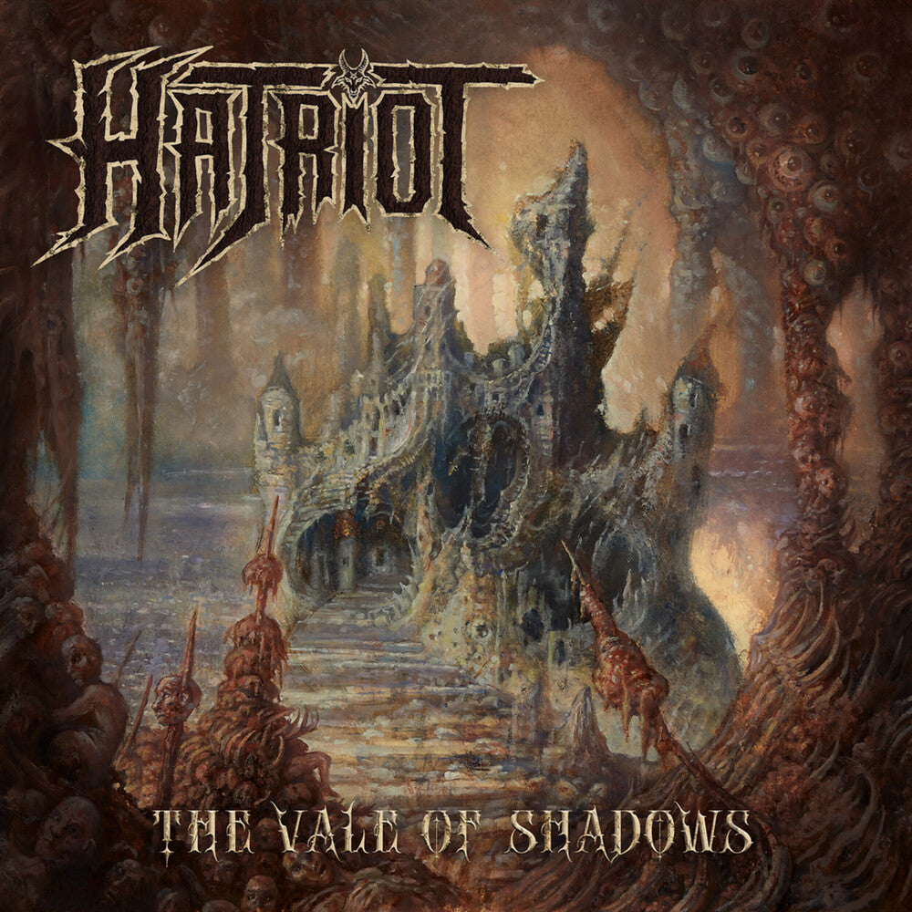 the album cover for Hatriot - The Vale Of Shadows