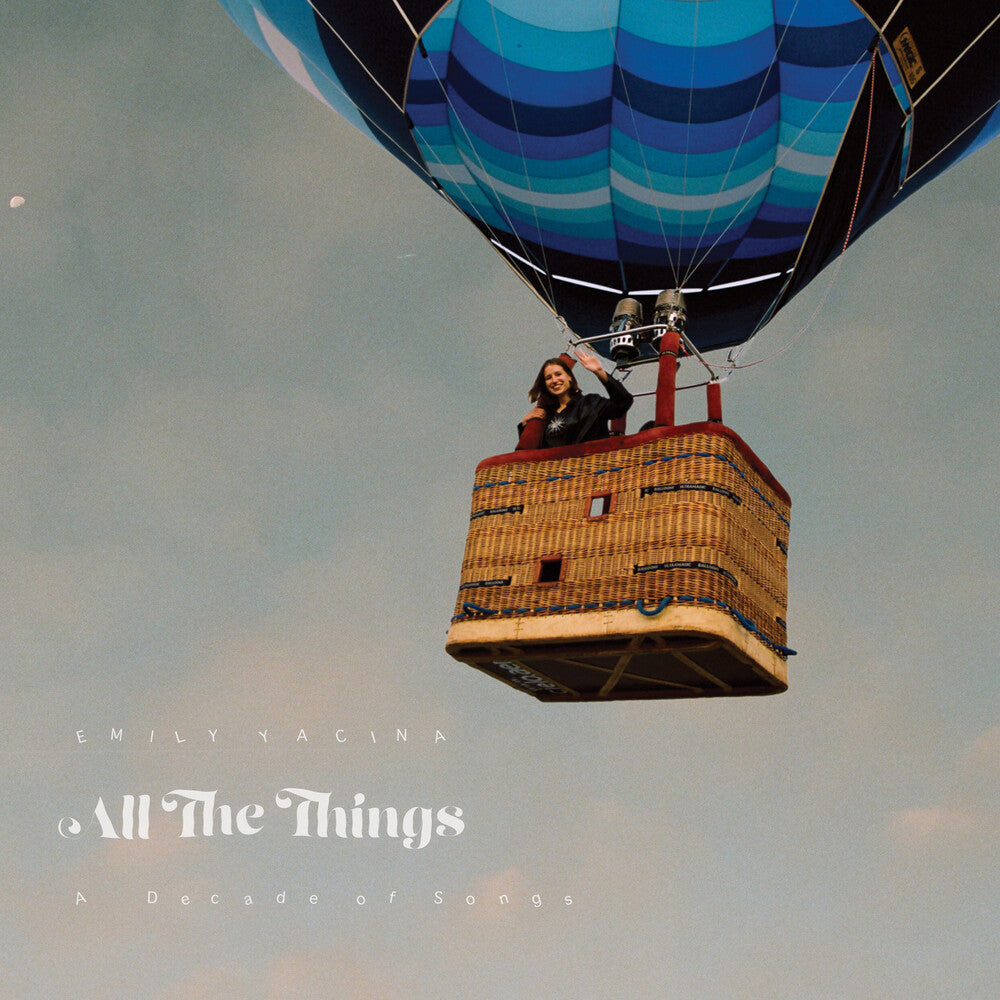 the album cover for Emily Yacina - All The Things: Decade Of Songs - Bone White (Wht)