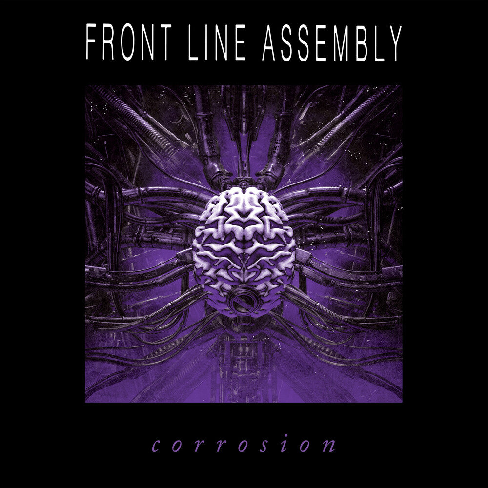 the album cover for Front Line Assembly - Corrosion - Purple [Colored Vinyl] (Purp) [Reissue]