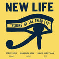 the album cover for New Life Trio - Visions Of The Third Eye