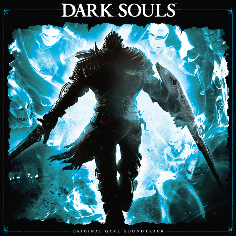 the album cover for Dark Souls - O.S.T. - Dark Souls (Original Soundtrack) - Blue/Silver