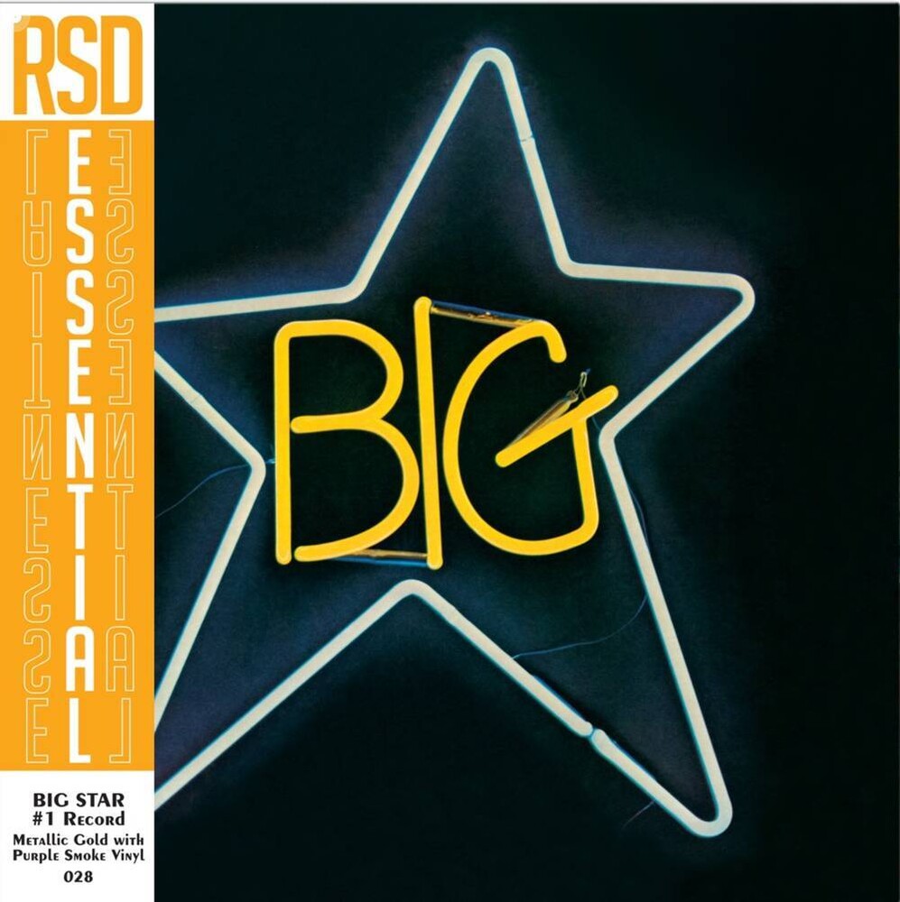 the album cover for Big Star - #1 Record [RSD Essential Metallic Gold LP]
