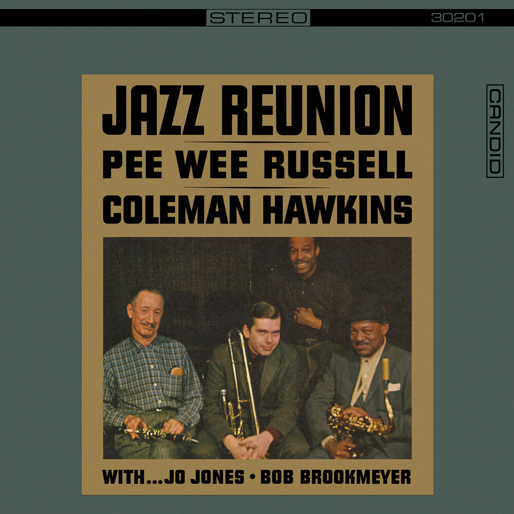 the album cover for Pee Russell  Wee / Hawkins,Coleman - Jazz Reunion [180 Gram] [Remastered]