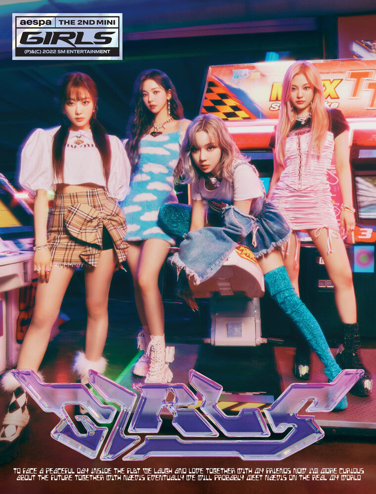 the album cover for Aespa - Girls - The 2nd Mini Album (Real World Version)