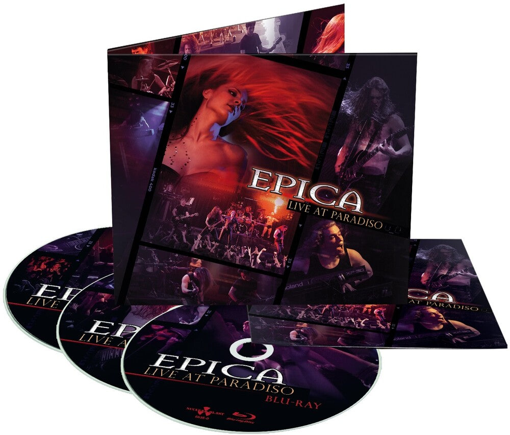 the album cover for Epica - Live in Paradiso 3-disc