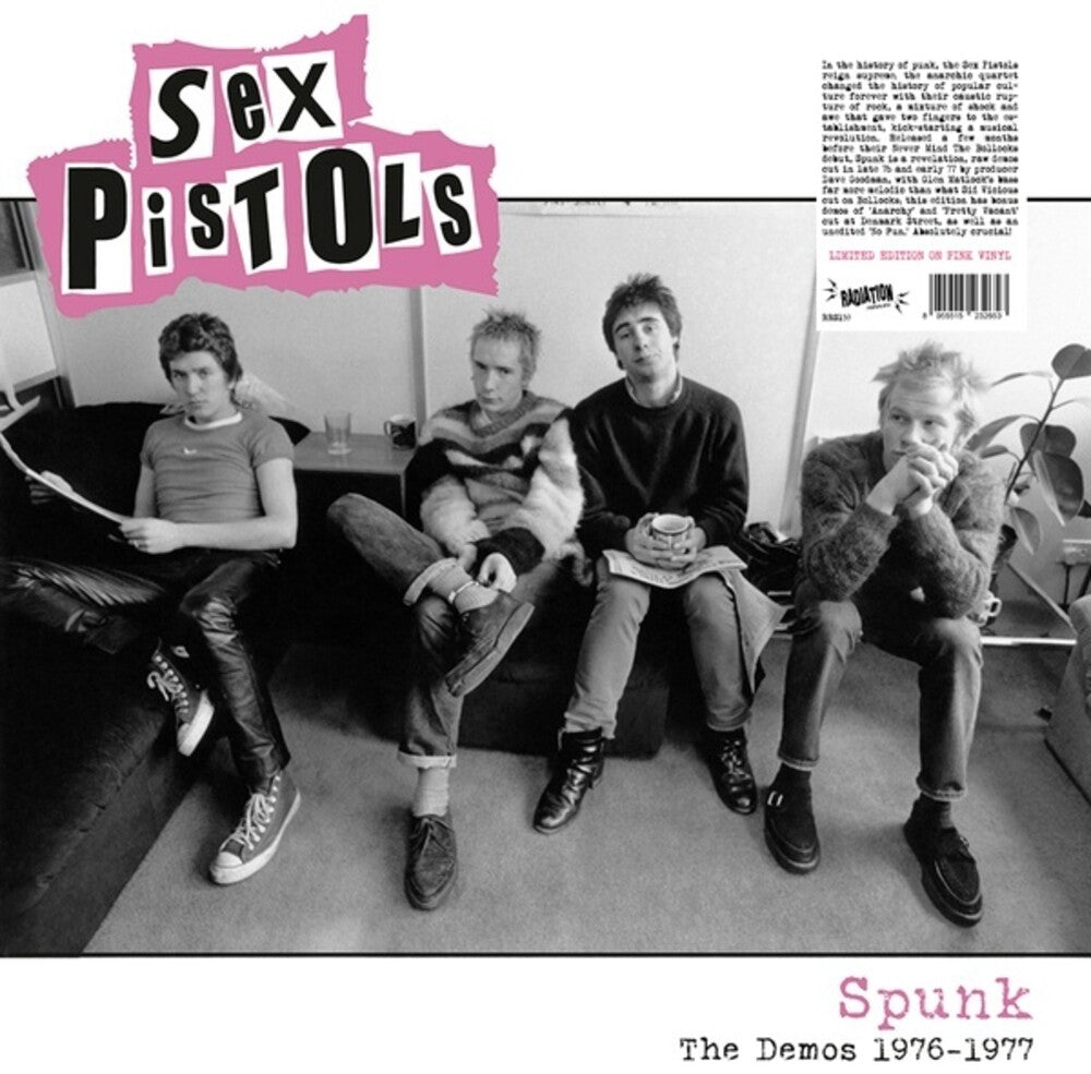 the album cover for The Sex Pistols - Spunk: Demos 1976-1977