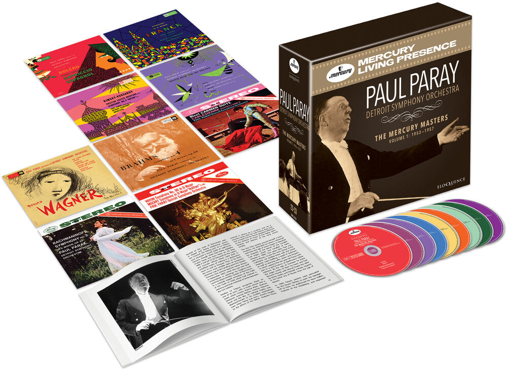 the album cover for Paul Paray - Paul Paray Mercury Masters Vol 1 (Box) (Aus)