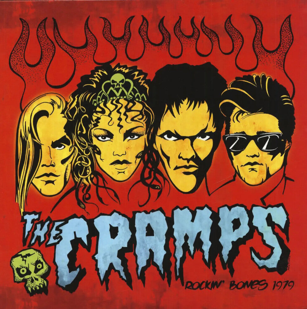 the album cover for Cramps - Rockin Bones 1979 (Spa)