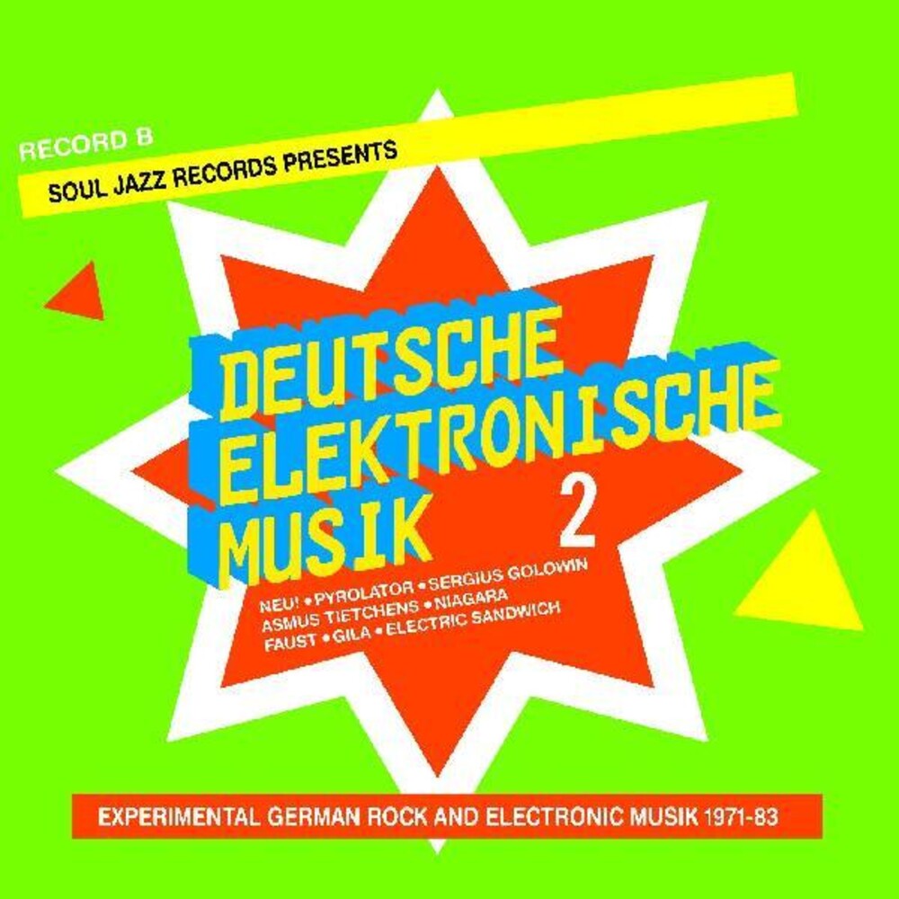 the album cover for Soul Jazz Records Presents - Deutsche Elektronische Musik 2: Experimental German Rock And  Electronic Music 1971-83 - Record B