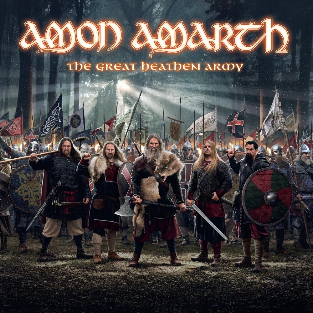 the album cover for Amon Amarth - The Great Heathen Army