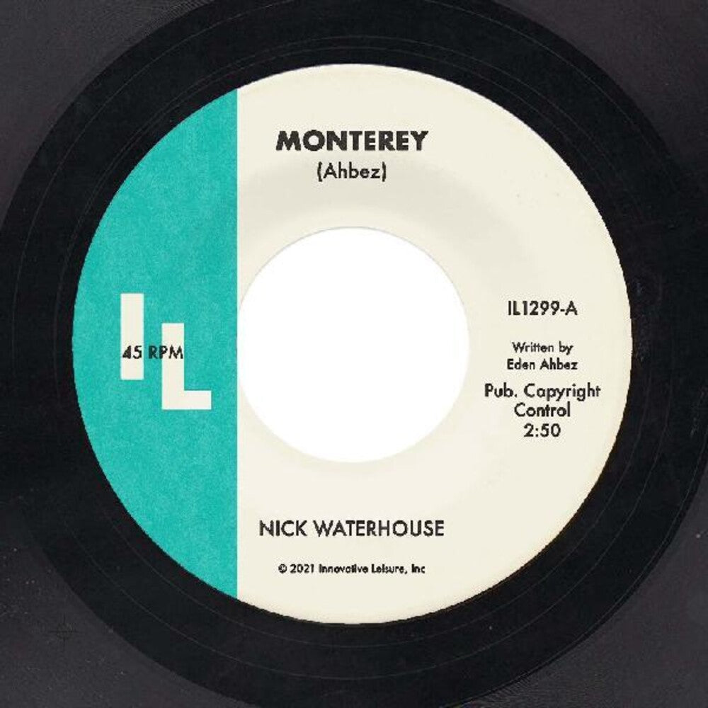 the album cover for Nick Waterhouse - Monterey / Straight Love Affair