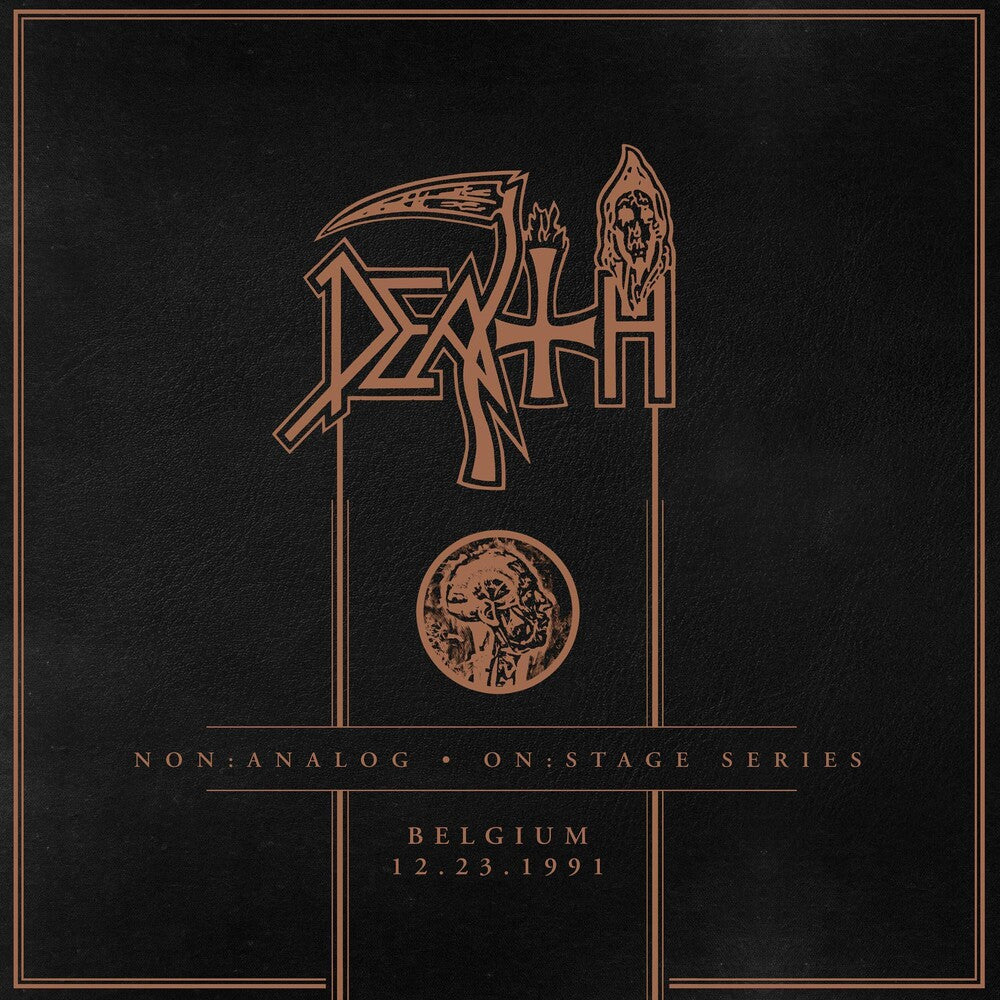 the album cover for Death - Non:Analog - On:Stage Series - Belgium 12-23-1991