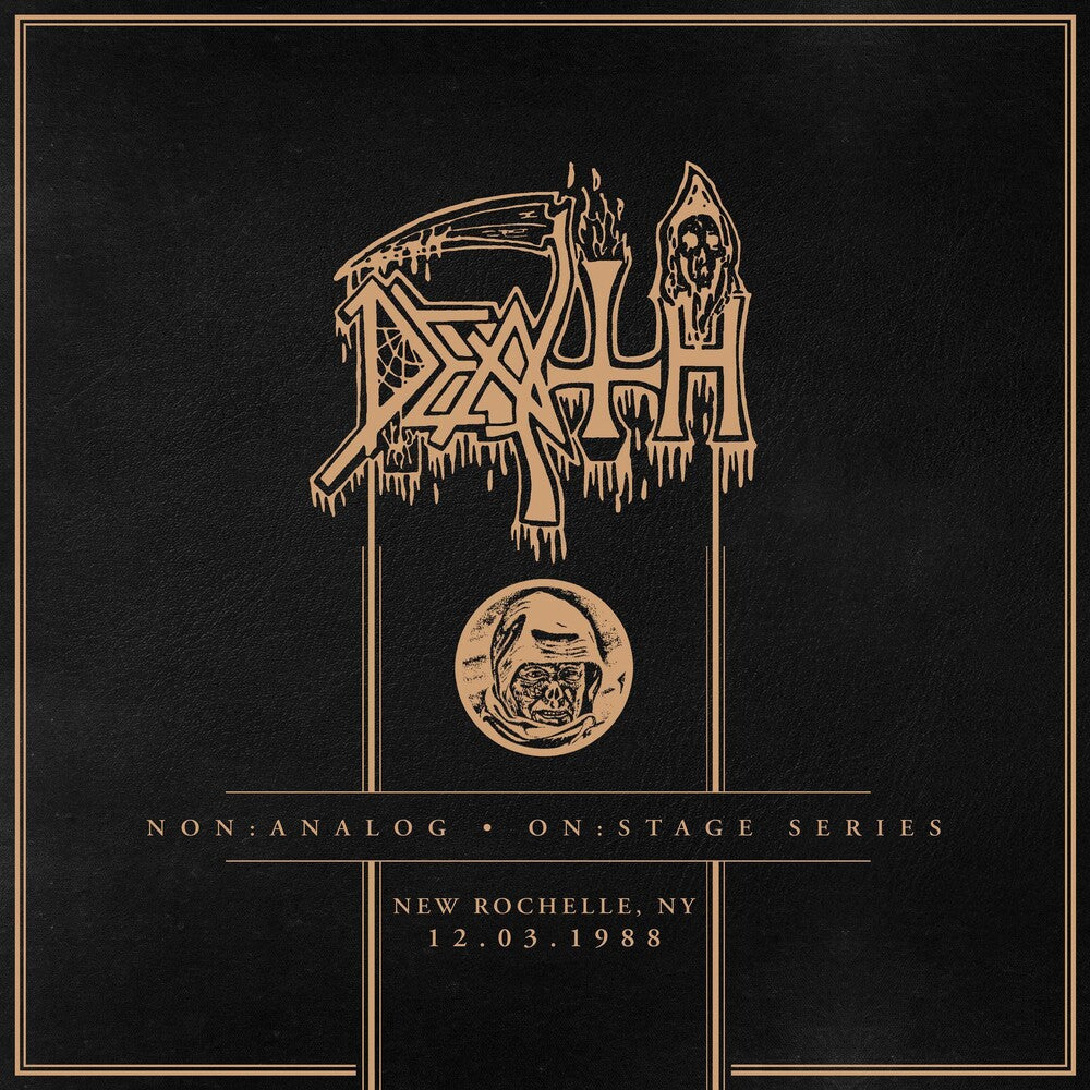 the album cover for Death - Non:Analog - On:Stage Series - New Rochelle, NY 12-03-1988