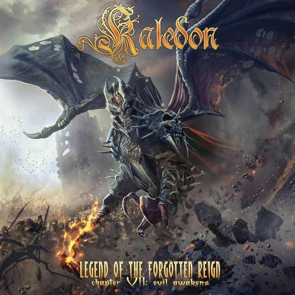 the album cover for Kaledon - Legend Of The Forgotten Reign - Chapter Vii: Evil