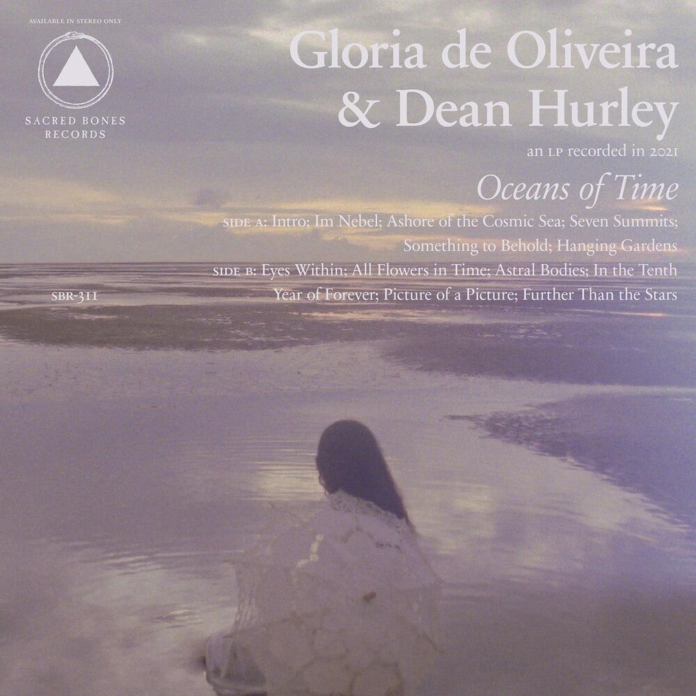 the album cover for Gloria de Oliveira & Dean Hurley - Oceans Of Time